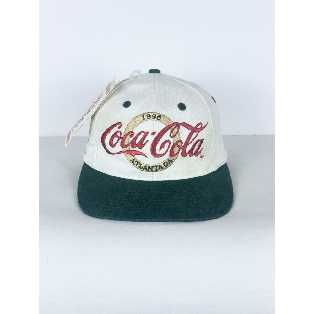 Vintage 1996 Atlanta Olympics Coca Cola Snapback Hat Cap The Game Taiwan NWT